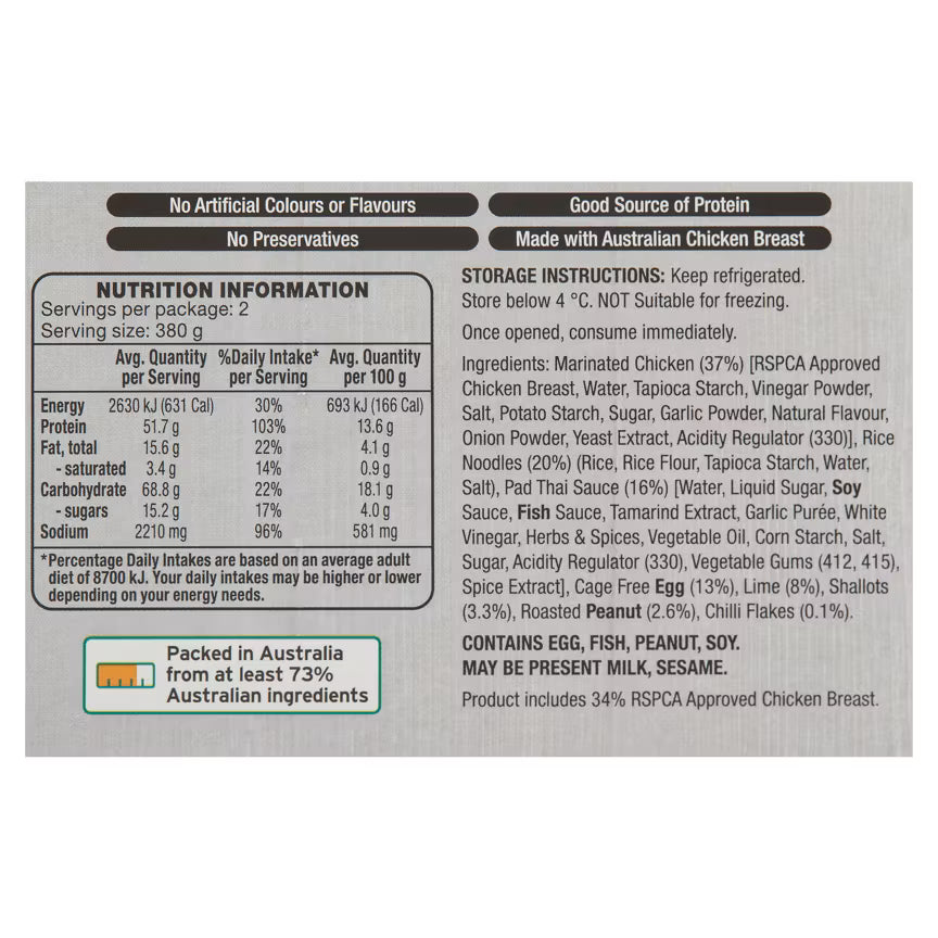 Chicken Pad Thai Kit