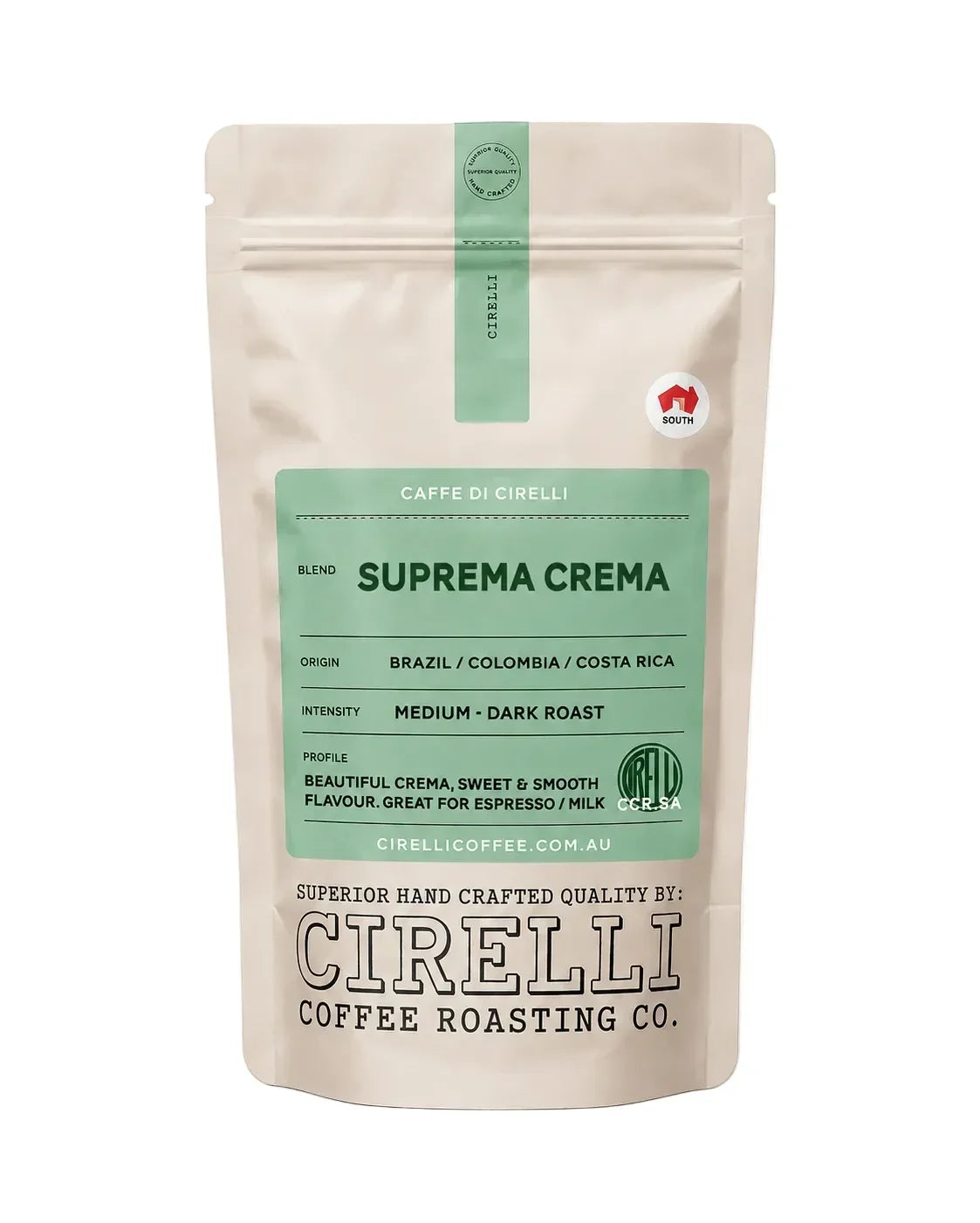 Suprema Crema Coffee Whole Bean 1kg