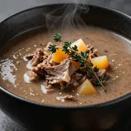 A 320g serve of Dinner King Scottish Lamb Broth