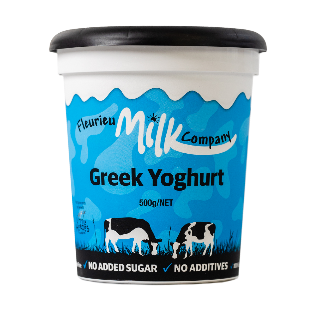 A 500g tub of Fleurieu Milk Company Greek Yoghurt