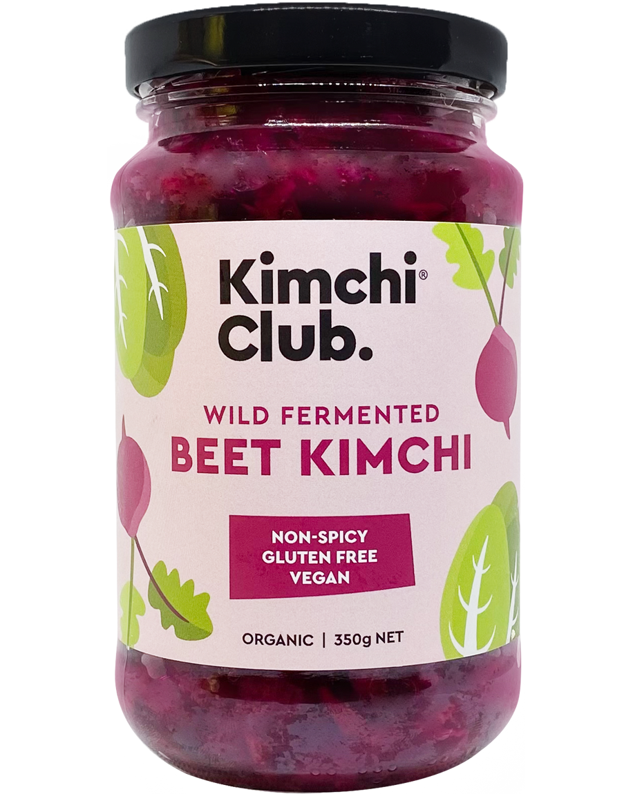 A 350g jar of Kimchi Club Beet Kimchi