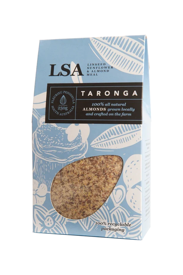 A 250g pack of Taronga Almonds Linseed, Sunflower and Almond Meal