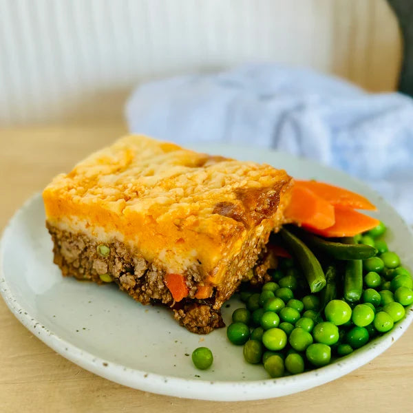 A 420g serving of The Family Cook's Shepherd's Pie