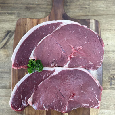 A 500g serve of The Local Meat Glenelg Grass Fed Rump Steak