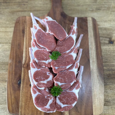 A 500g serve of The Local Meat Glenelg Lamb Cutlets