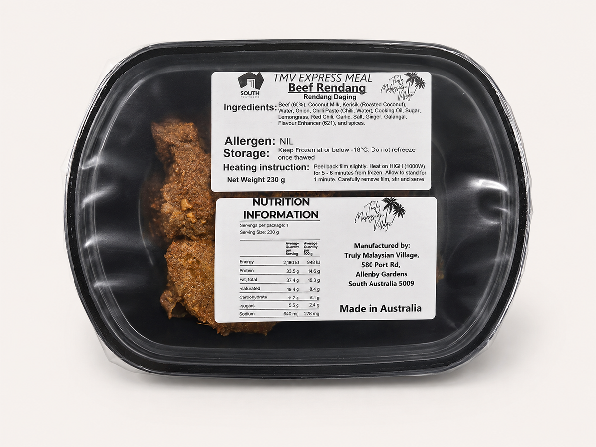 A 230g serve of Truly Malaysian Beef Rendang
