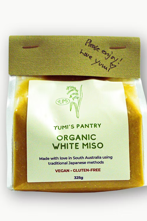 A 325g bag of Yumi's Pantry Organic White Miso
