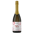 A glass bottle of Ashton Valley Juicery sparkling apple and cherry juice 750ml