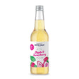 A 330ml glass bottle of Ashton Valley Juicery sparkling apple and strawberry juice