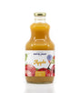 A 1L glass of Ashton Valley Juicery still cloudy apple juice