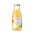 A 250ml glass bottle of Ashton Valley Juicery still cloudy orange and apple juice