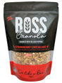 A 450g pack of Boss Granola Strawberry Cheesecake