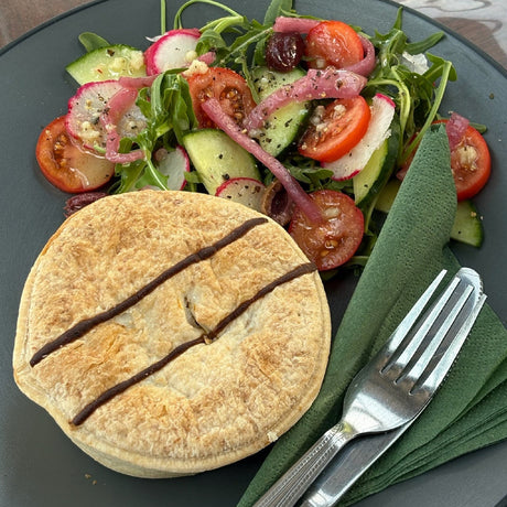A served Continental Bakery Lentil and Vindaloo Pie