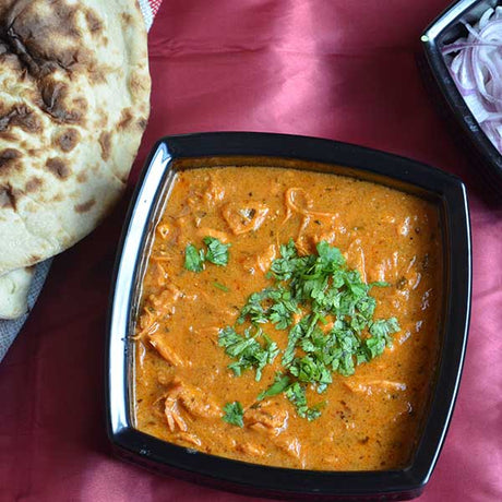 A 1kg serve of din-a-dun Butter Chicken