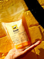 A 500g pouch of din-a-dun Chicken Stock