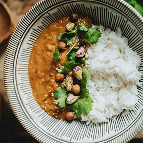 A 1kg serve of diin-a-dun Chickpea Dahl