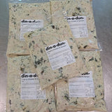 A 1kg pack of din-a-dun Creamy Chicken and Spinach