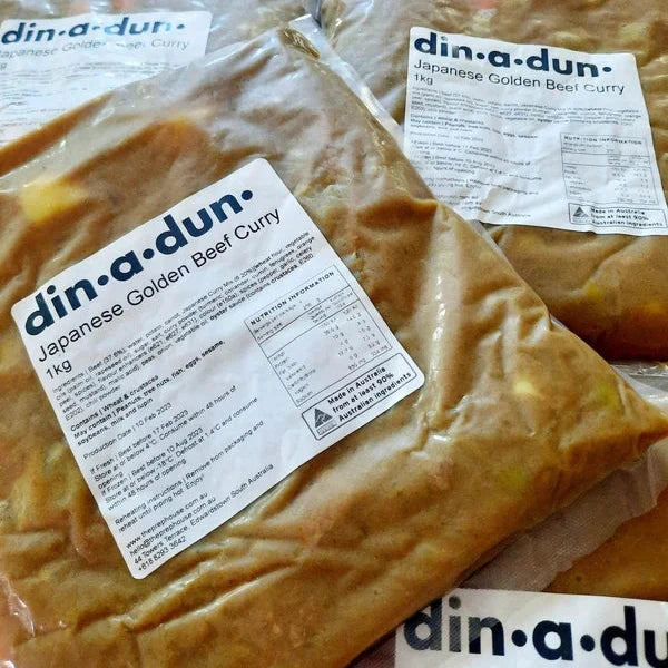 A sealed pack of din-a-dun Japanese Golden Curry