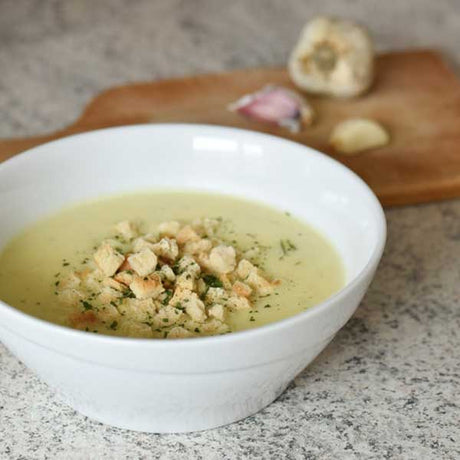 A 1kg serve of din-a-dun Potato, Bacon and Leek Soup