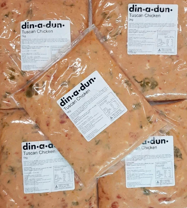 Packaged Tuscan Chicken 1kg by din-a-dun