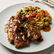 A 550g serve of Dinner King Braised Lamb Chops