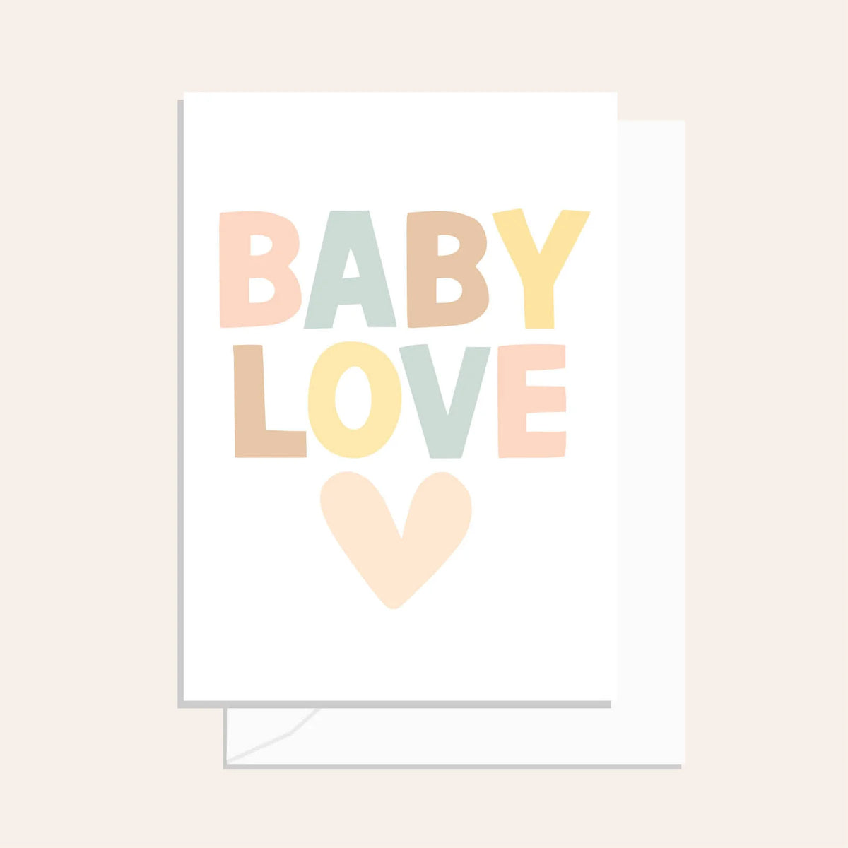 Elm Paper Baby Love Greeting Card