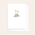A Elm Paper Sympathy Flower Greeting Card