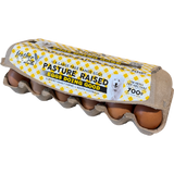 Carton of feather and Peck pasture-raised eggs 700g