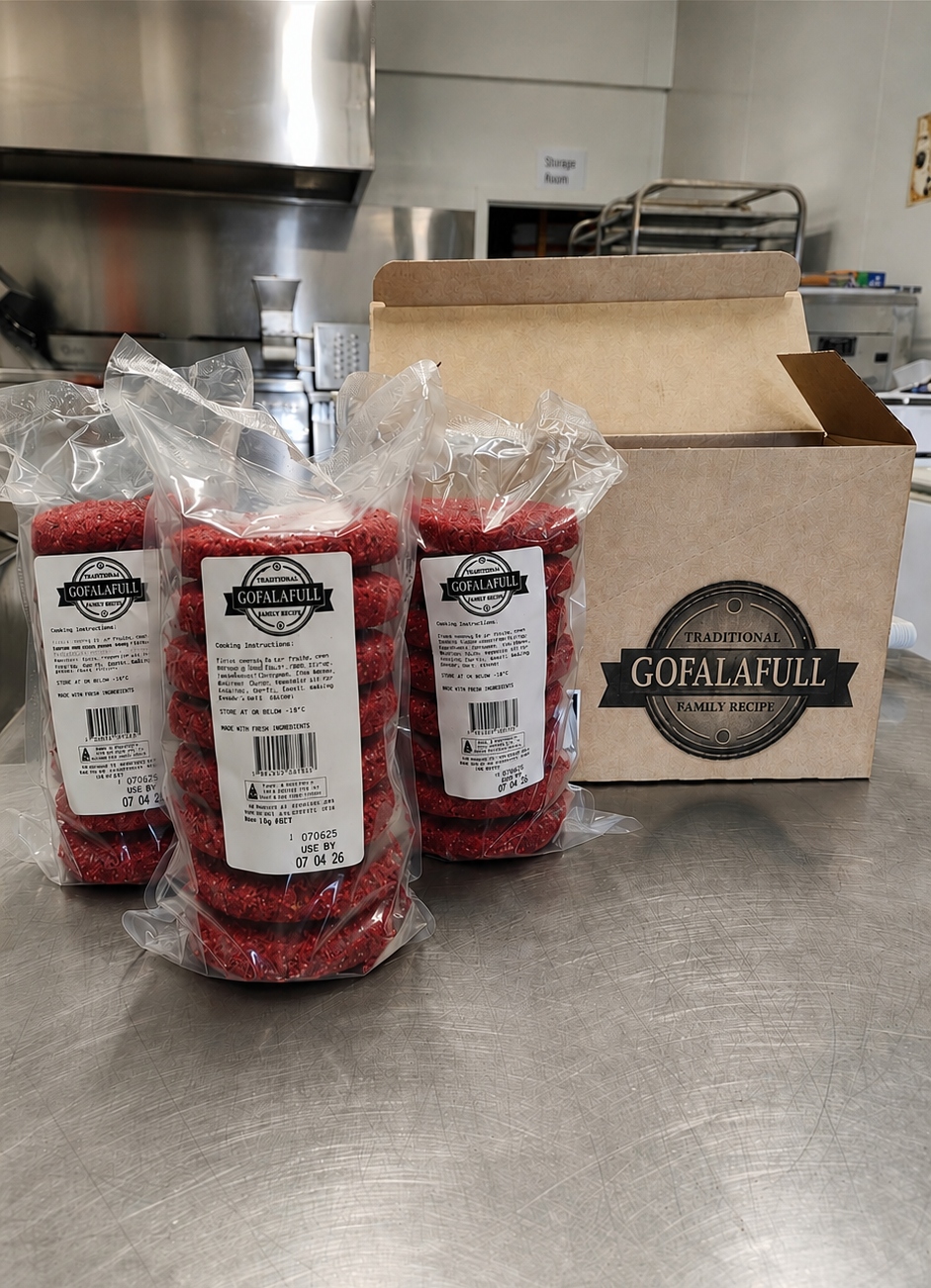 Beetroot Cooked Falafel Burgers 8 Patties 960g