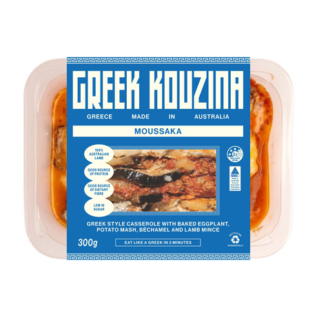 A 300g pack of Greek Kouzina Moussaka