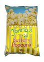 A 92g bag of Jonny's Popcorn Buttery Popcorn