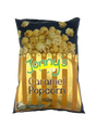 A 142g bag of Jonny's Popcorn Caramel Popcorn