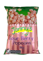 A 110g bag of Jonny's Popcorn Sour Berry Popcorn