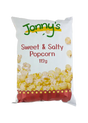 A 112g bag of Jonny's Popcorn Sweet and Salty Popccorn