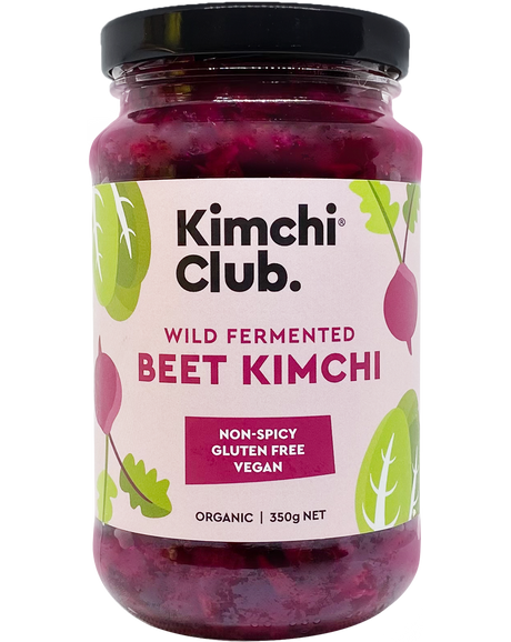 A 350g jar of Kimchi Club Beet Kimchi