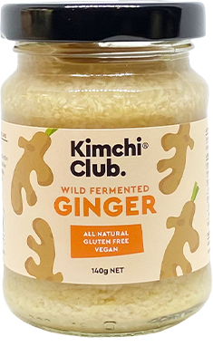 A 140g jar of Kimchi Club Fermented Ginger