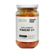 Kimchi Club Traditional Napa Cabbage Kimchi in a 340g glass jar with a white label.