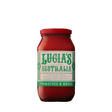 A 500g glass jar of Lucia's Fine Foods Tomatoes and Basil sauce