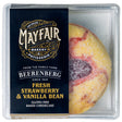 Mayfair Bakery & Patisserie strawberry and vanilla bean cheesecake packaging