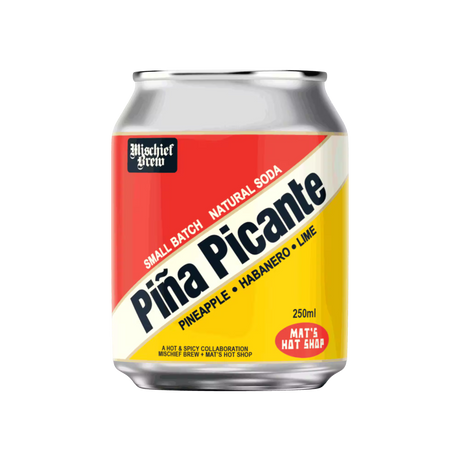 A 250ml can of Mischief Brew Pina Picante