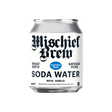 A 250ml can of Mischief Brew Soda Water