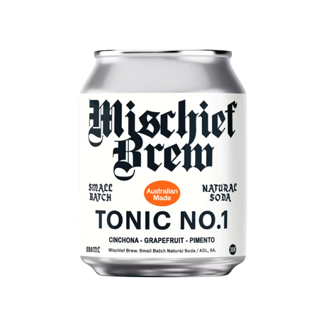 A 250ml can of Mischief Brew Tonic No.1