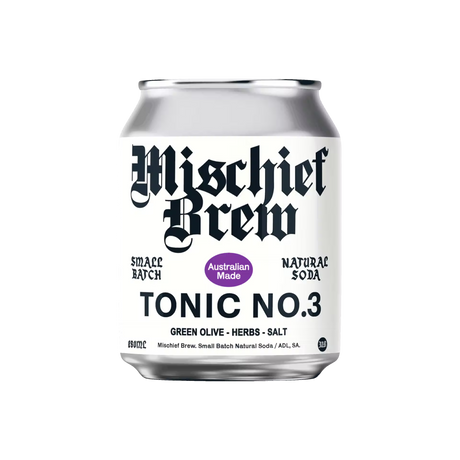 A 250ml can of Mischief Brew Tonic No.3
