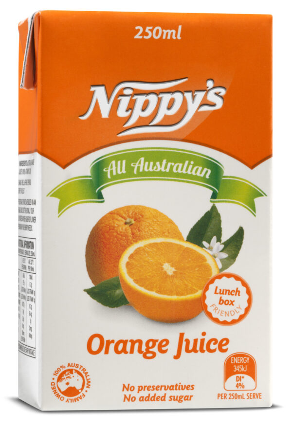 Orange Juice 100% Unsweetened 250mL