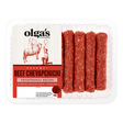 A 400g pack of Olga's Fine Foods Gourmet Beef Chevapchichi