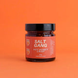 A 250g glass jar of Salt Gang Hot Honey Crisp