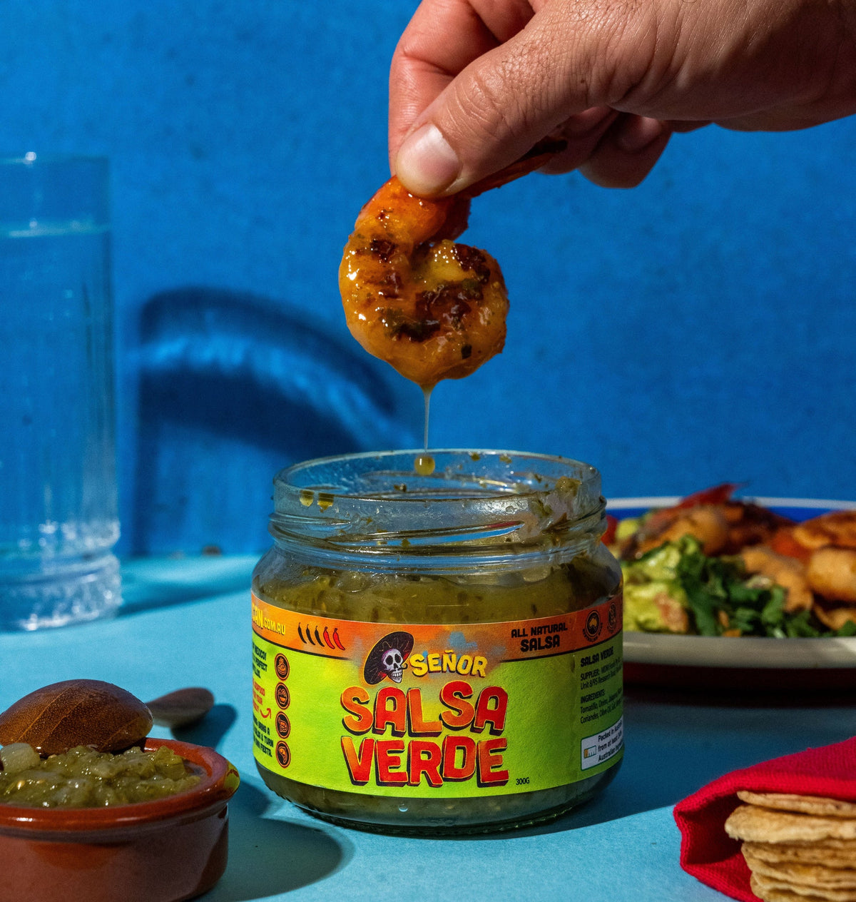 A 300g jar of Senor Mexican Salsa Verde
