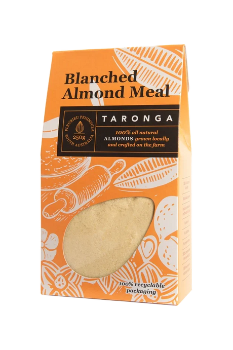A 250g pack of Taronga Almonds Blanched Almond Meal