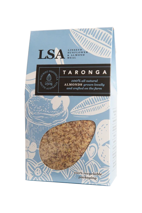 A 250g pack of Taronga Almonds Linseed, Sunflower and Almond Meal