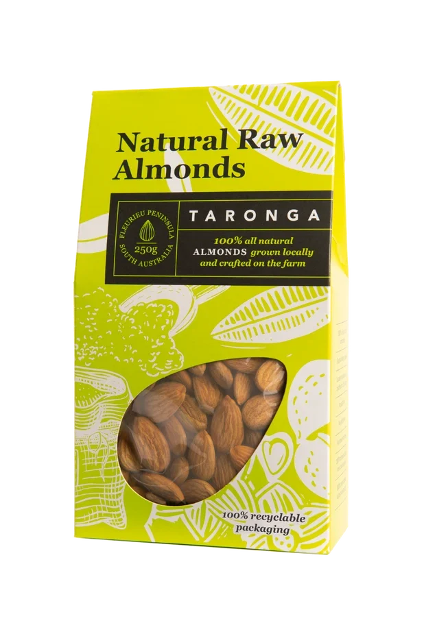 A 250g pack of Taronga Almonds Raw Almonds